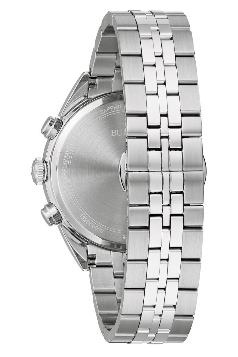 Sutton Chronograph Bracelet Watch, 41mm, Alternate, color, SILVER