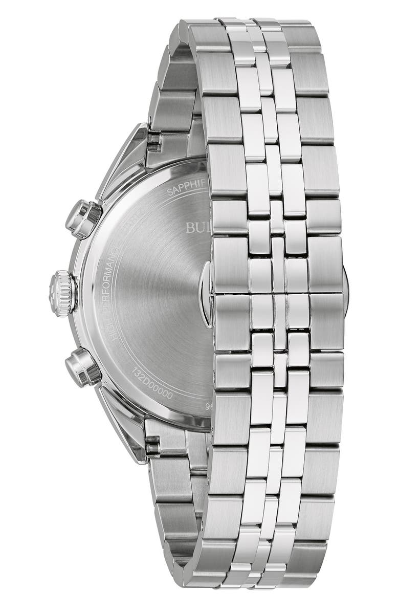 BULOVA Sutton Chronograph Bracelet Watch, 41mm, Alternate, color, Silver