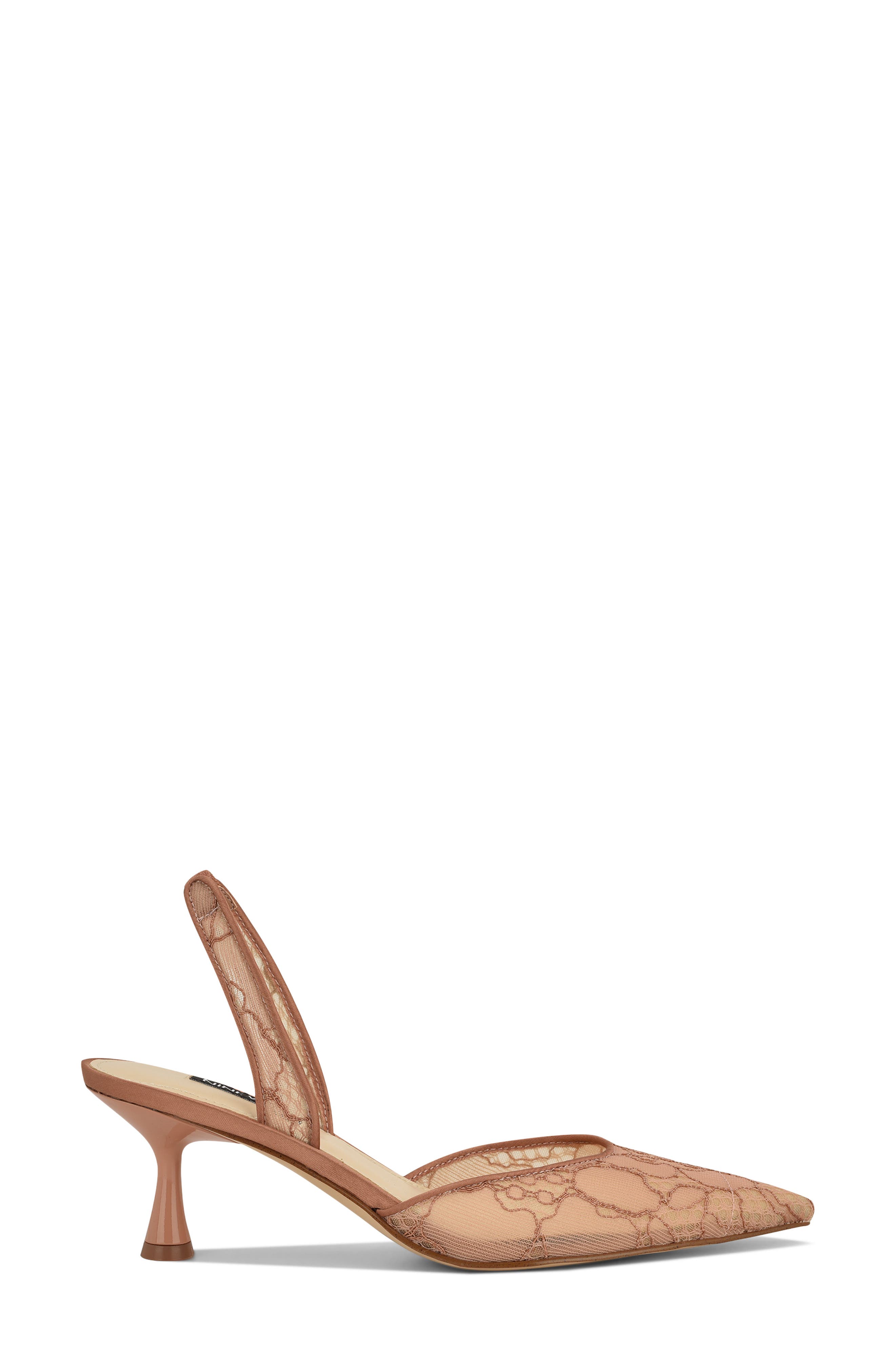 Rizze Slingback Pointed Toe Kitten Heel Pump - image 4