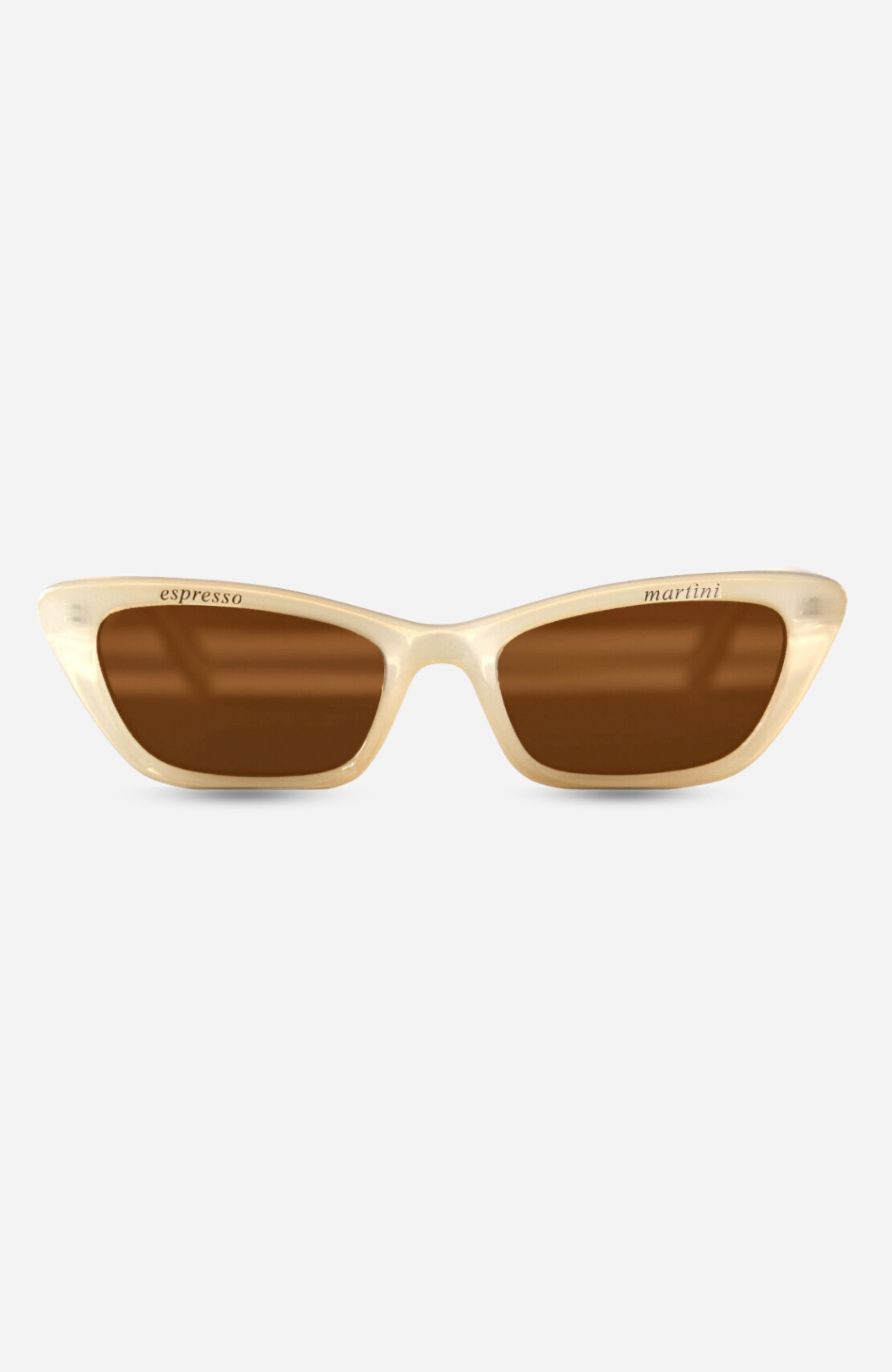 INDY Blasè Cateye Polarized Sunglasses in Brown 