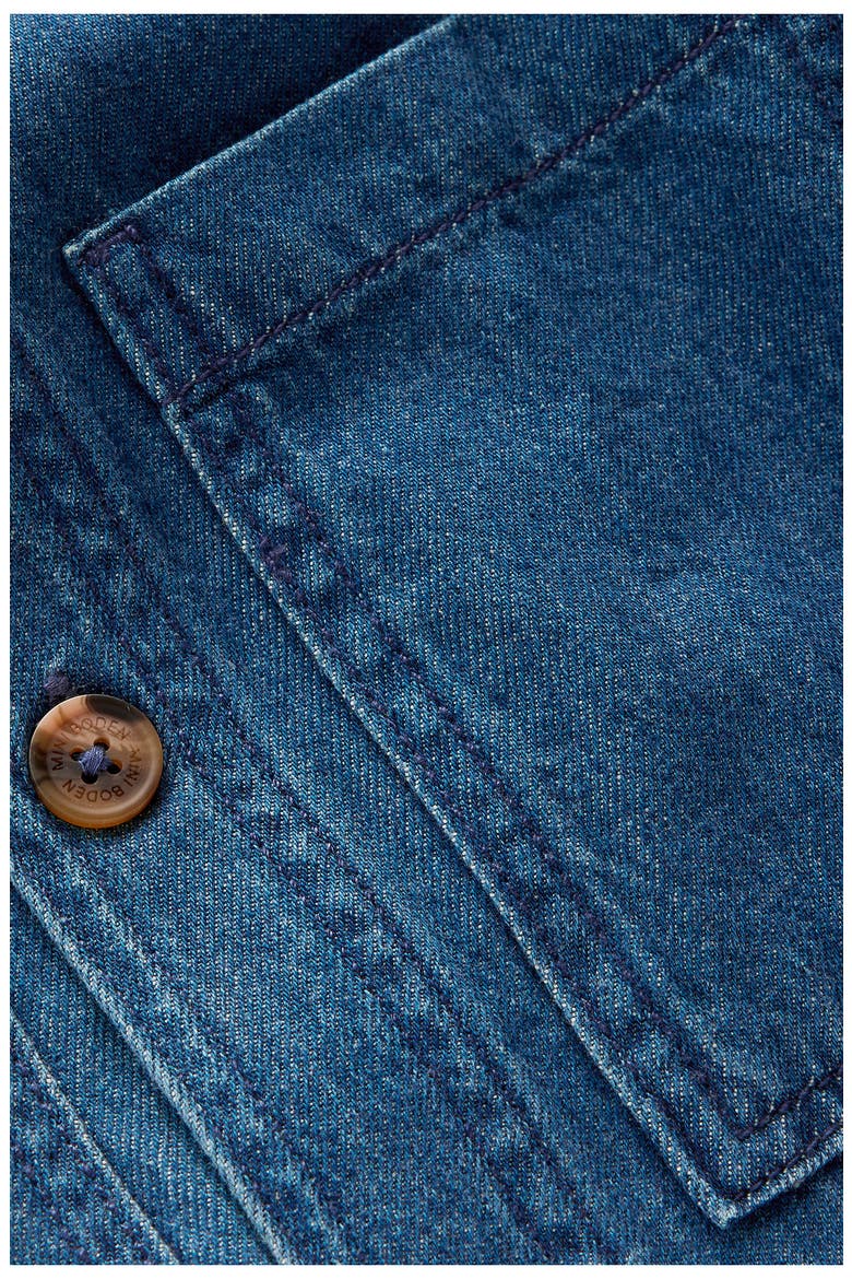 Kids' Denim Overshirt, Alternate, color, INDIGO