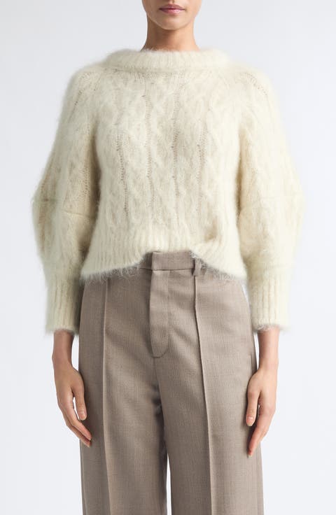 The Chalmers Cable Knit Mohair Blend Sweater