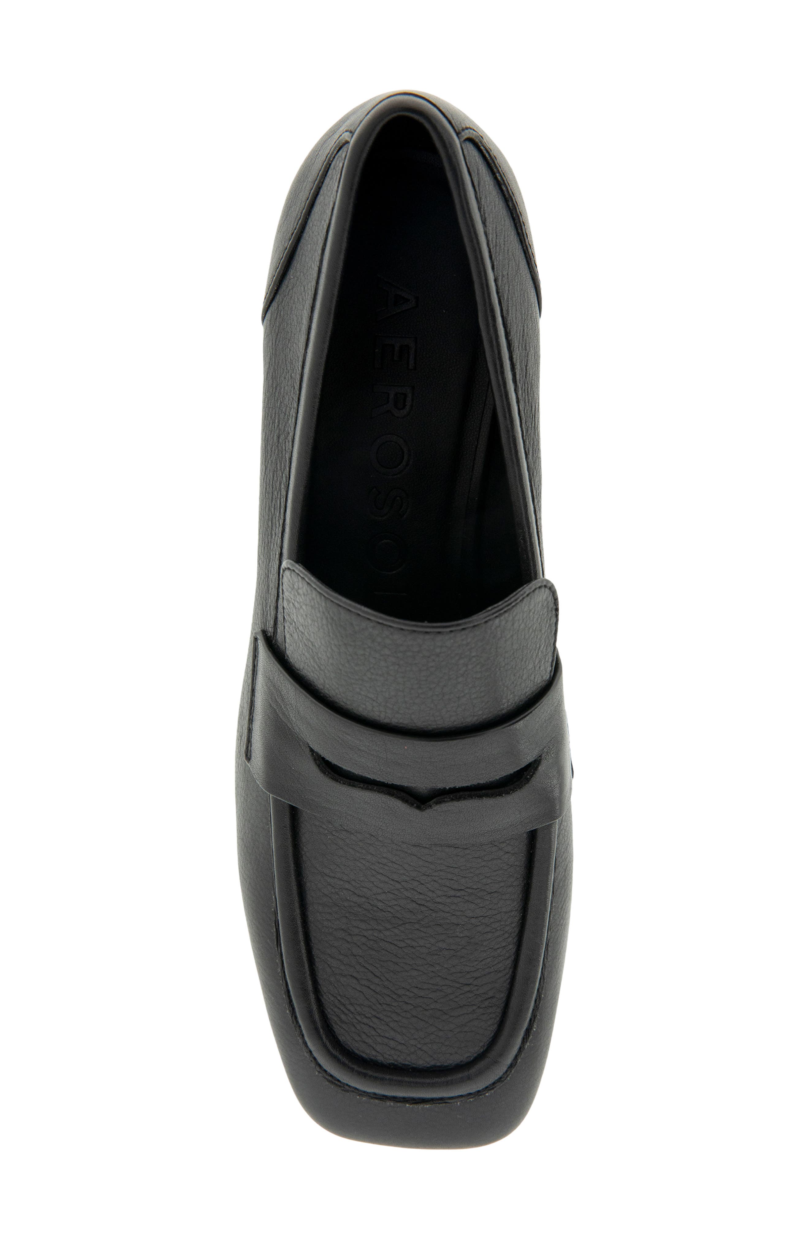 Aerosoles Cavour Platform Penny Loafer Pump, Alternate, color, 