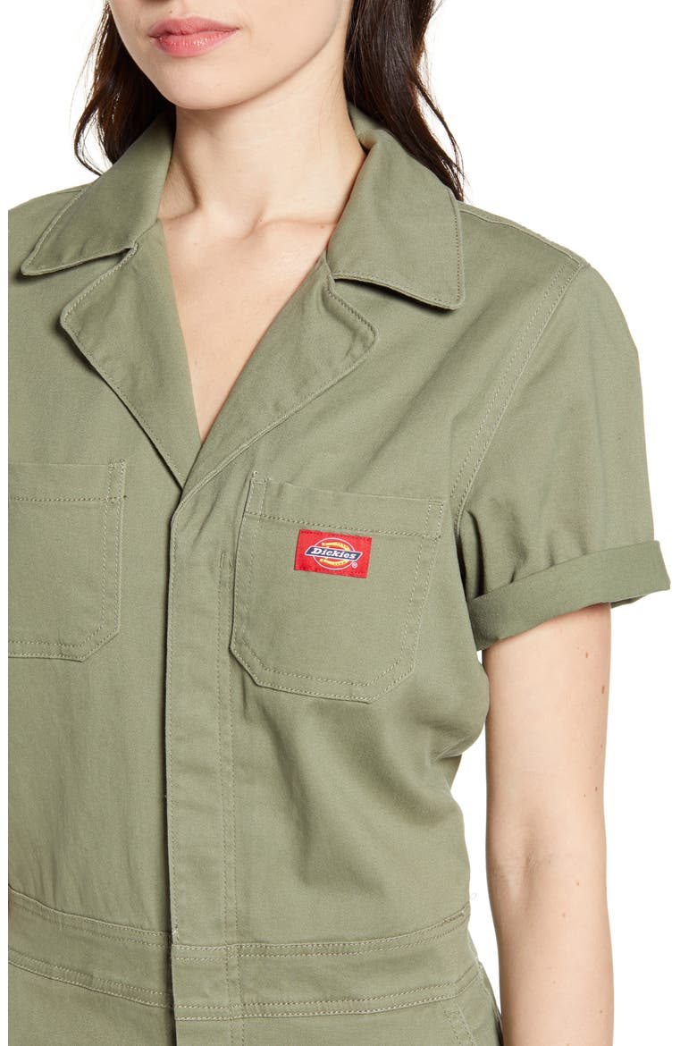 Twill Jumpsuit, Alternate, color, OLIVE