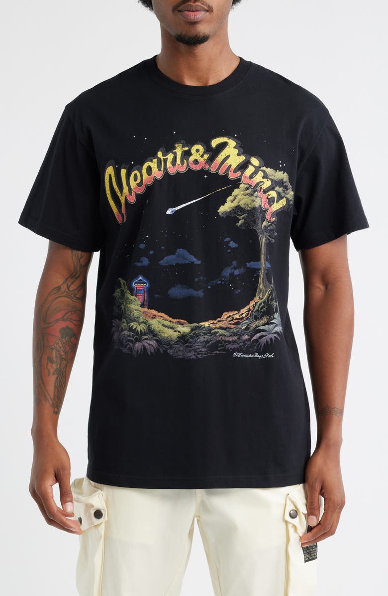 Billionaire Boys Club UFO Graphic T-Shirt, Main, color, Black