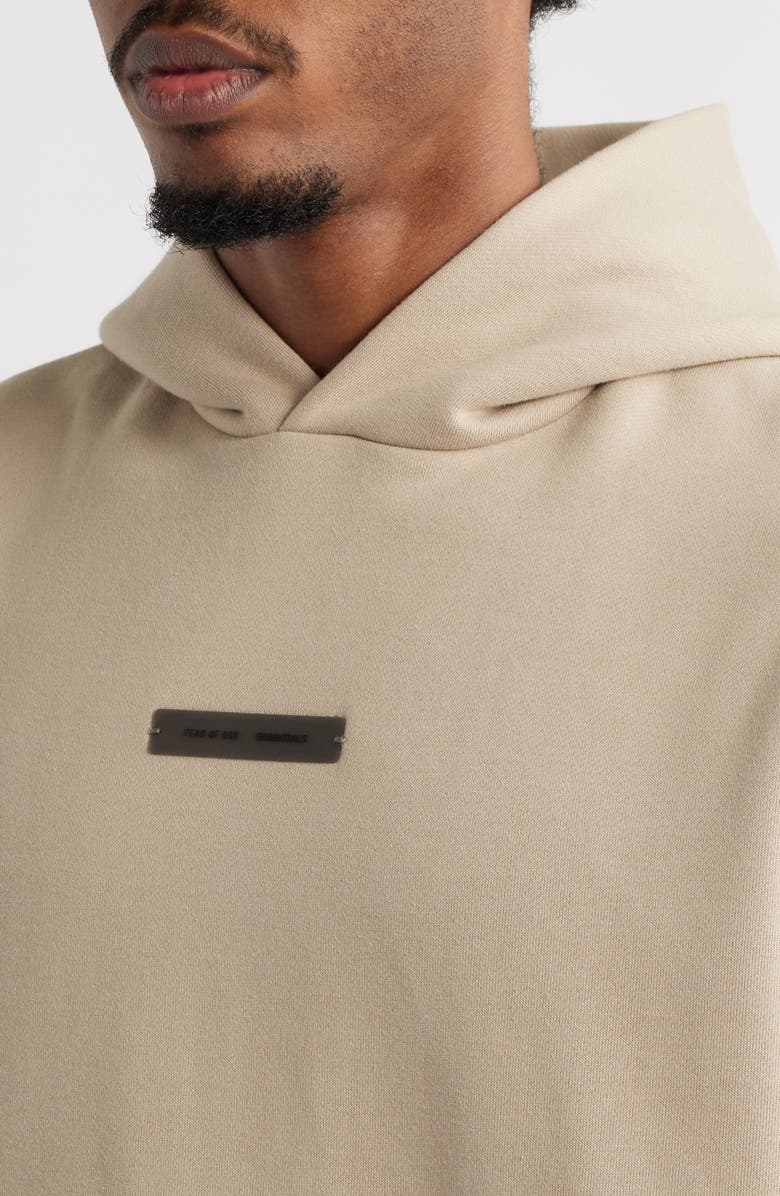 Fear of God Essentials Classic Fit Fleece Hoodie, Alternate, color, Timber