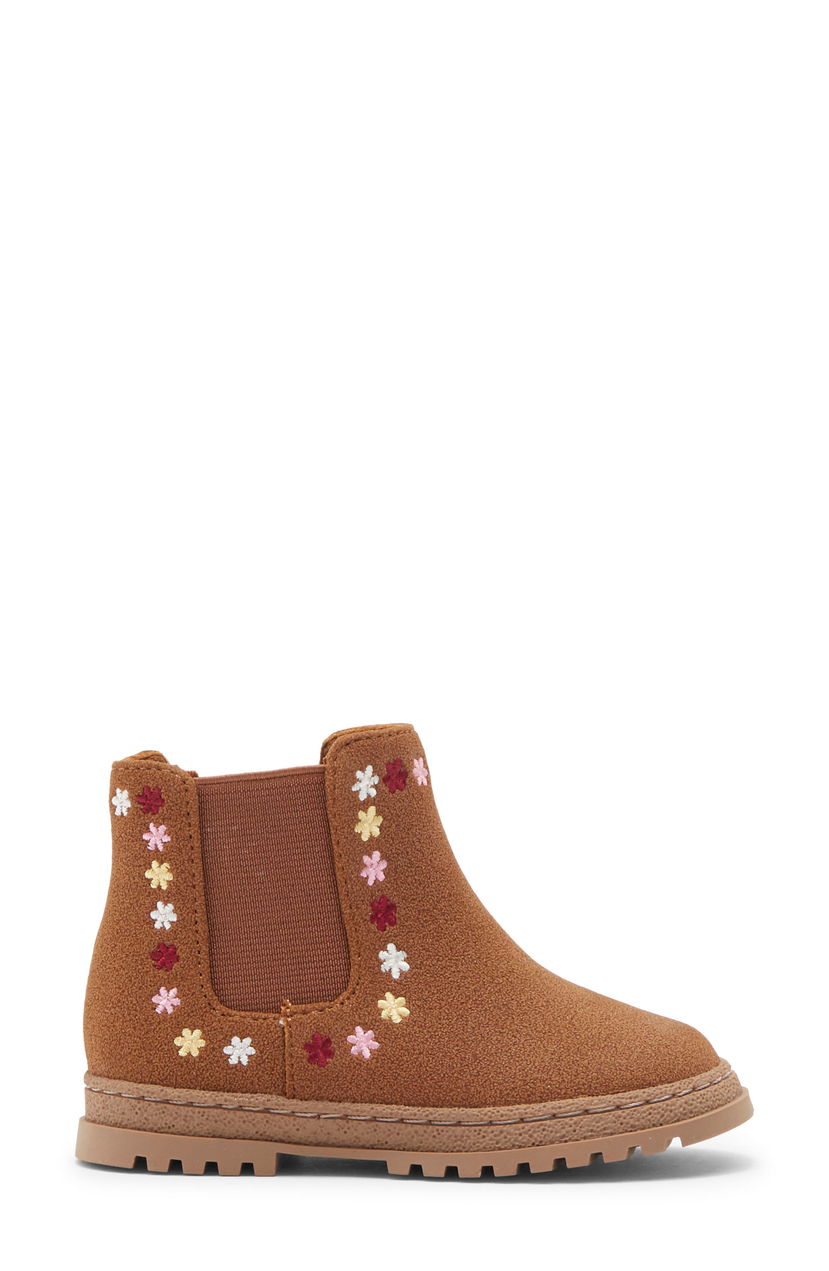 Kids' Ariana Bootie, Alternate, color, BROWN CHESTNUT
