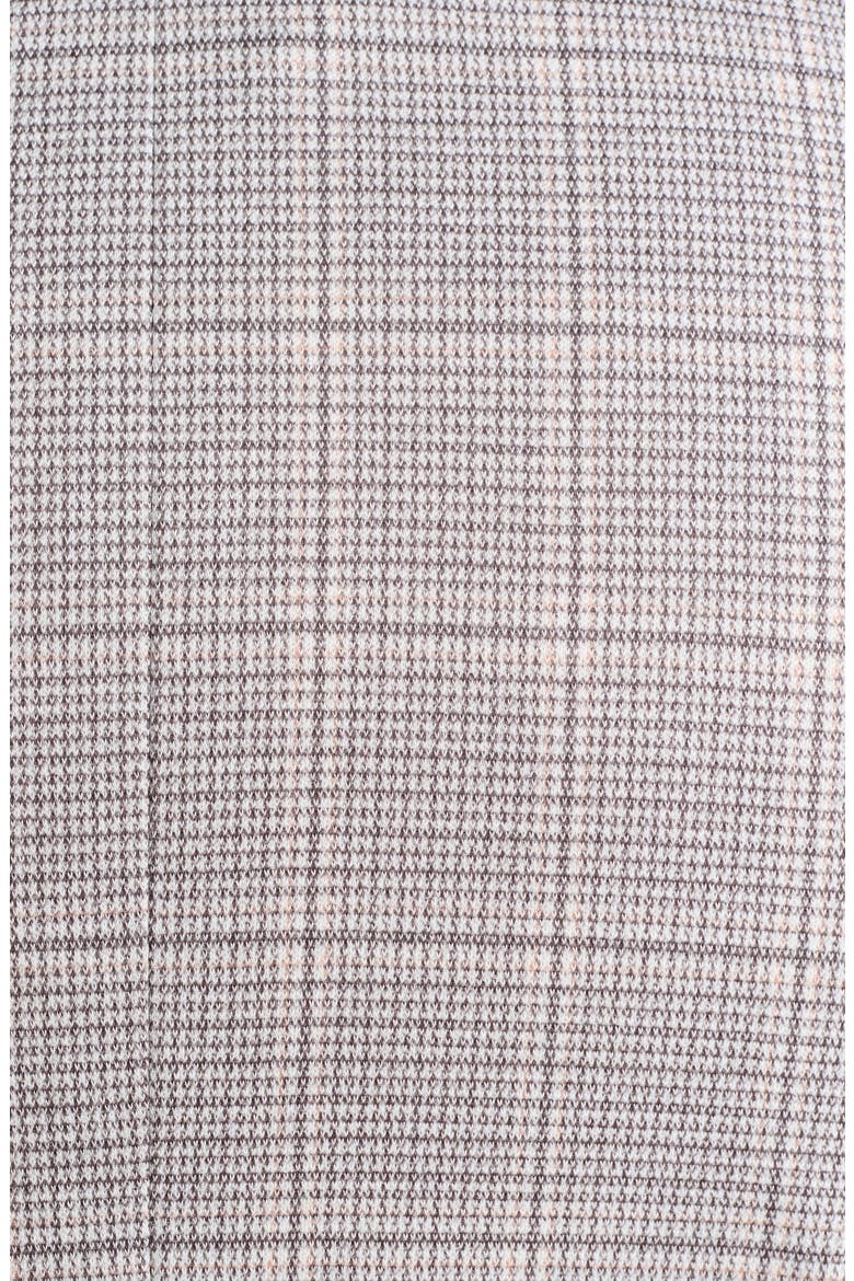 Windowpane Plaid Knit Sport Coat, Alternate, color, GREY