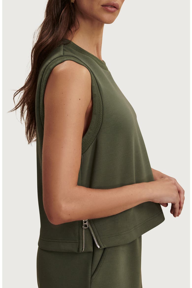 Shea Crop Tank, Alternate, color, THYME