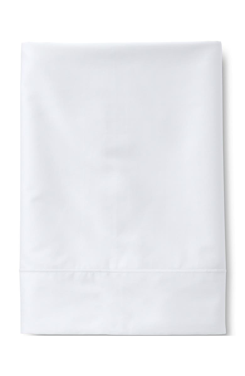 Lands' End Supima Cotton No Iron Sateen Sheets - 400 Thread Count, Main, color, White