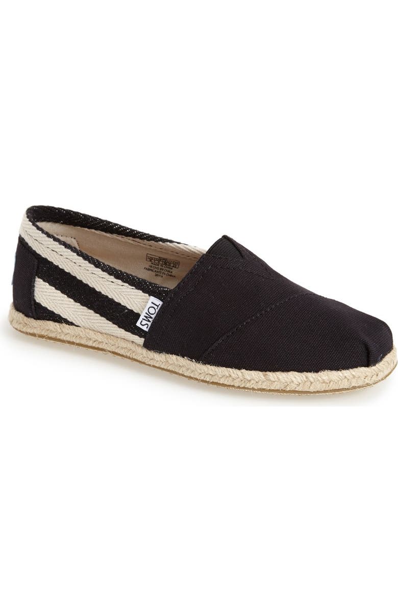 TOMS 'Classic - University Stripe' Slip-On, Main, color,