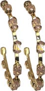 MacRae & Co. Mini Haley Crystal Hoop Earrings