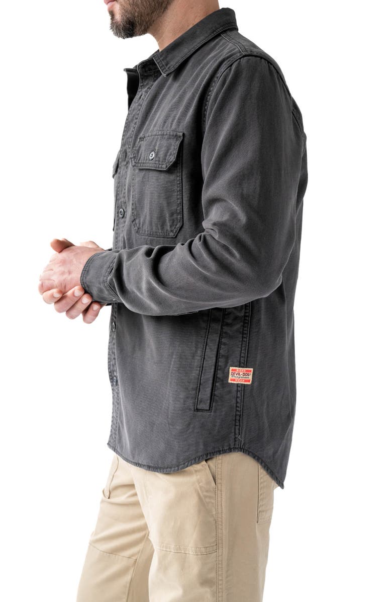 Devil-Dog Dungarees CPO Overdyed Canvas Jacket, Alternate, color, 