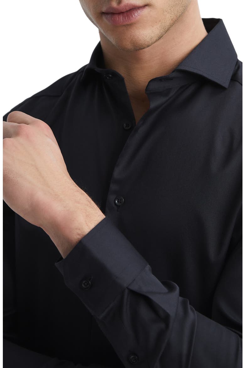 Storm Slim Fit Button-Up Shirt, Alternate, color, BLACK
