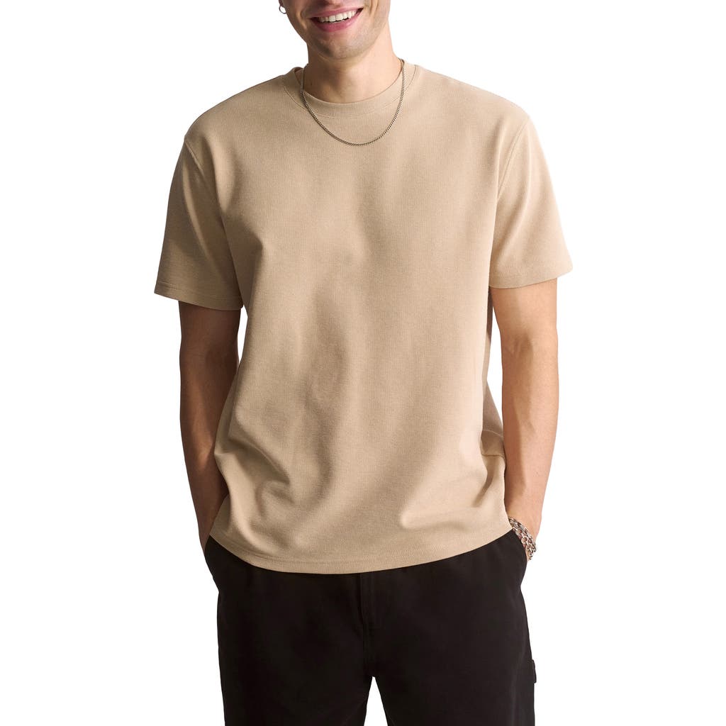 Brooklyn Industries Cotton Blend Crewneck T-shirt In Brown
