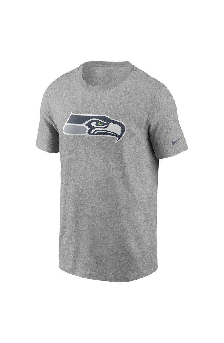 Nike Men's Nike Heathered Gray Seattle Seahawks Primary Logo T-Shirt, Alternate, color, 
