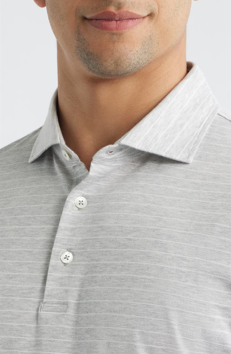 Peter Millar Crown Crafted Excursionist Flex Stripe lo, Alternate, color, British Grey