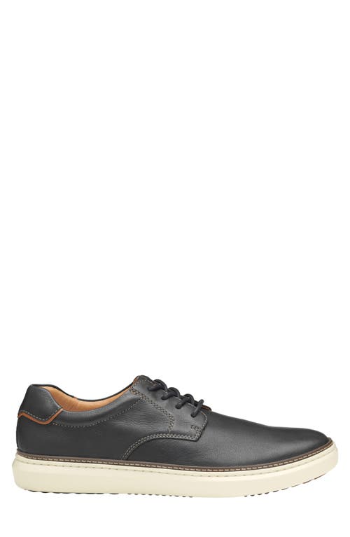 Johnston & Murphy Mcguffey 2 Plain Toe Derby In Black Full Grain