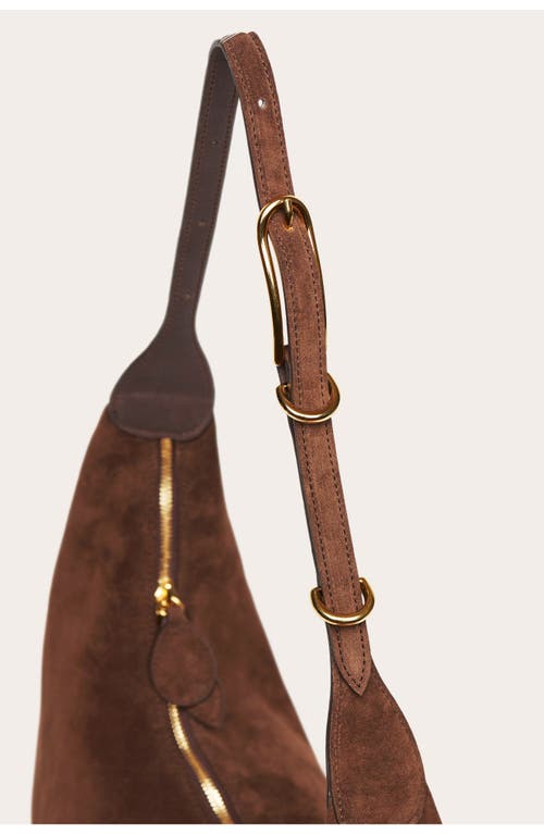 Little Liffner Moon Hobo Bag In Brown