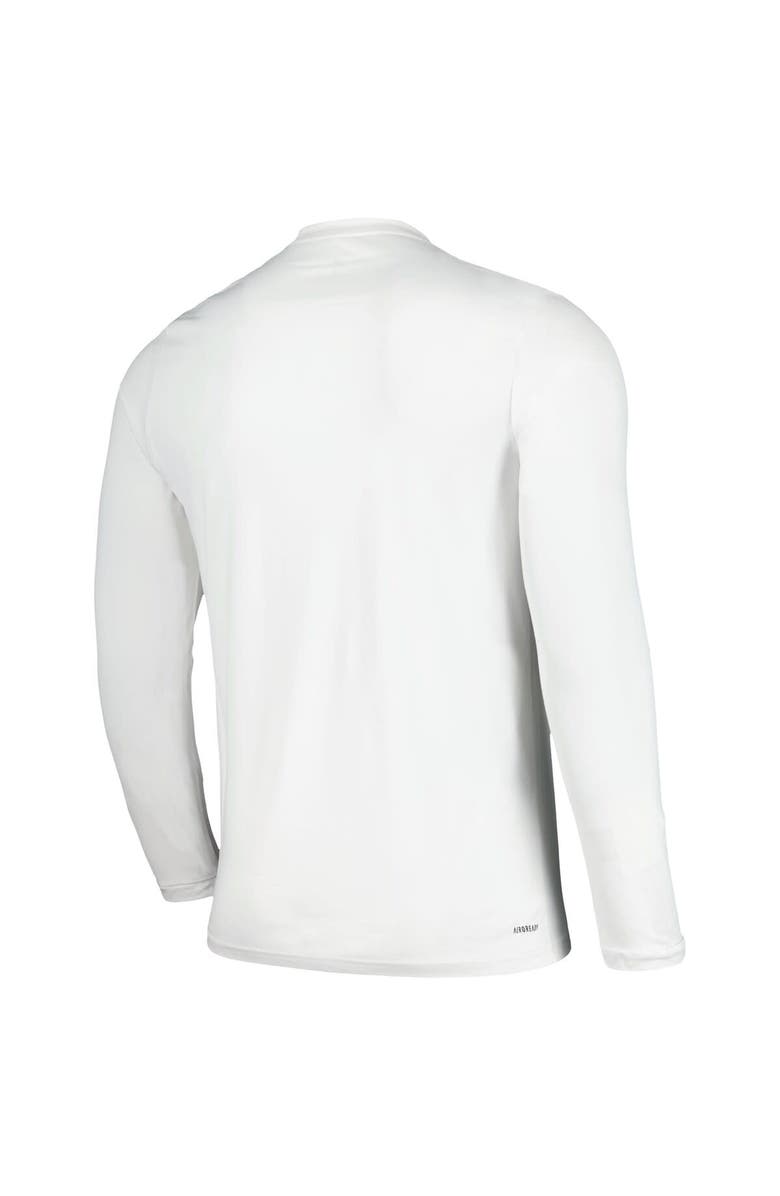 adidas Men's adidas White St. Louis City SC 2024 Jersey Hook AEROREADY Long Sleeve T-Shirt, Alternate, color, White