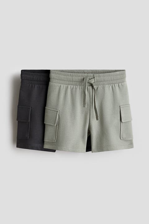 2-pack Cargo Sweatshirt Shorts