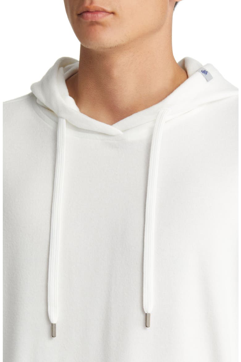 Performance Flannel Pullover Hoodie, Alternate, color, WHITE