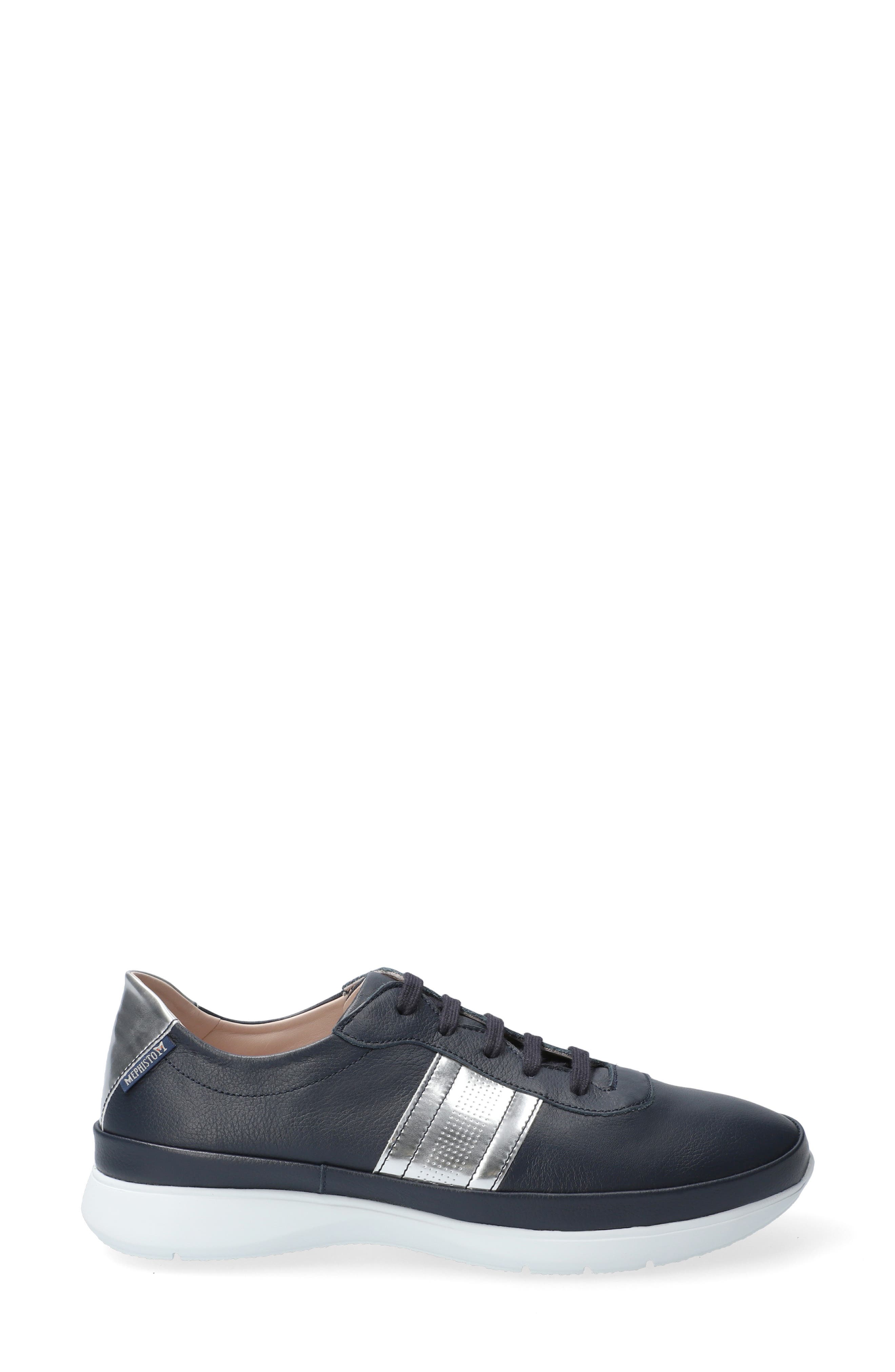 Merania Sneaker, Alternate, color, NAVY LEATHER