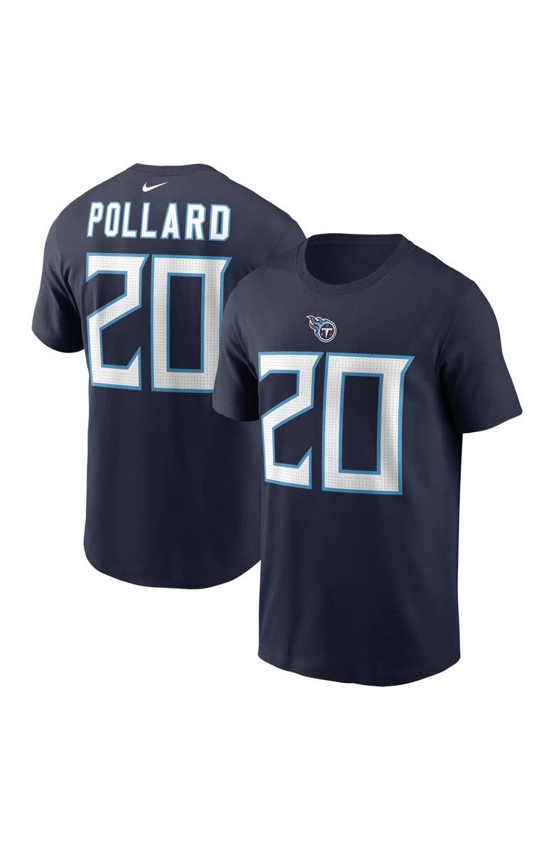 Nike Men's Nike Tony Pollard Navy Tennessee Titans Player Name & Number T-Shirt, Main, color, Navy