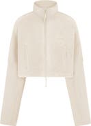 SKIMS Faux Shearling Crop Jacket