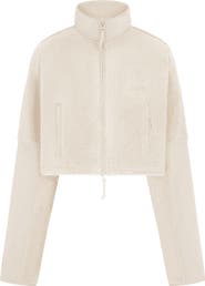 SKIMS Faux Shearling Crop Jacket