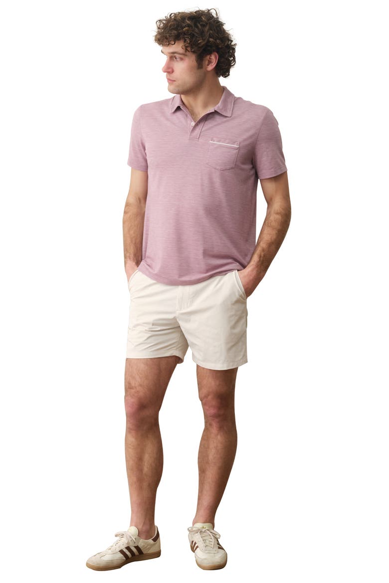 High Five 5-Inch Flat Front Chino Shorts, Alternate, color, STONE