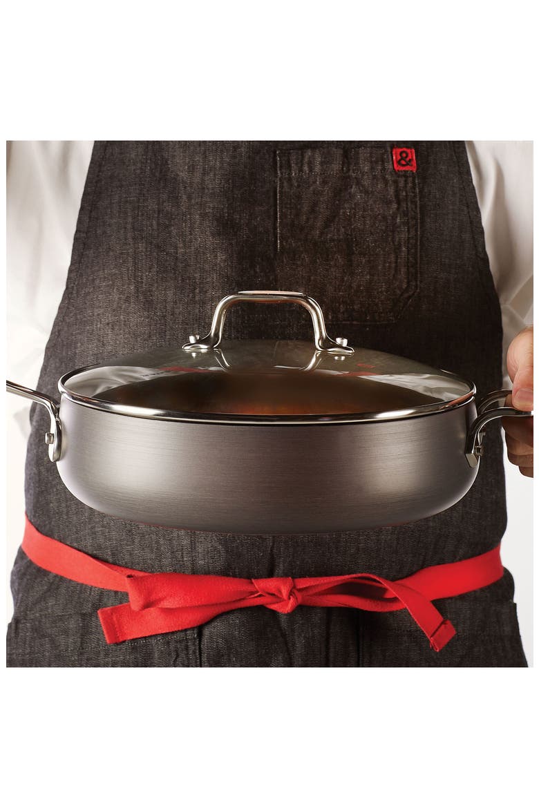 HA1 Hard Anodized 3-Piece Sauté Pan Set, Alternate, color, BLACK