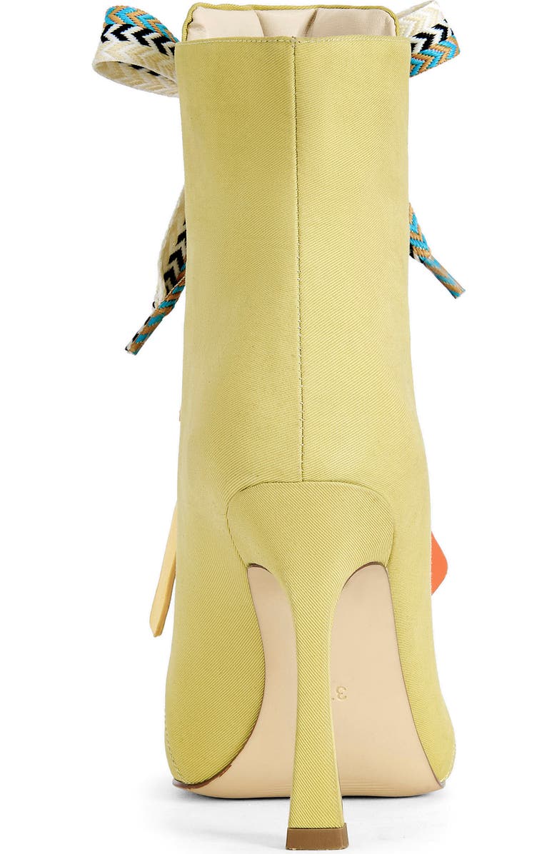 AZALEA WANG Rovea Open Toe Bootie, Alternate, color,