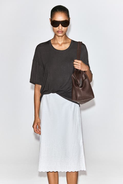 Fluid Modal Scoop-Neck T-Shirt