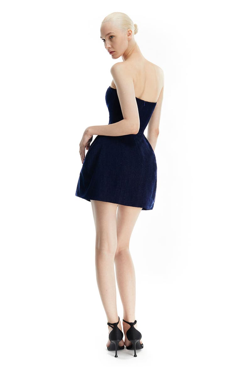 Marigold Denim Dress, Alternate, color, Dark Denim