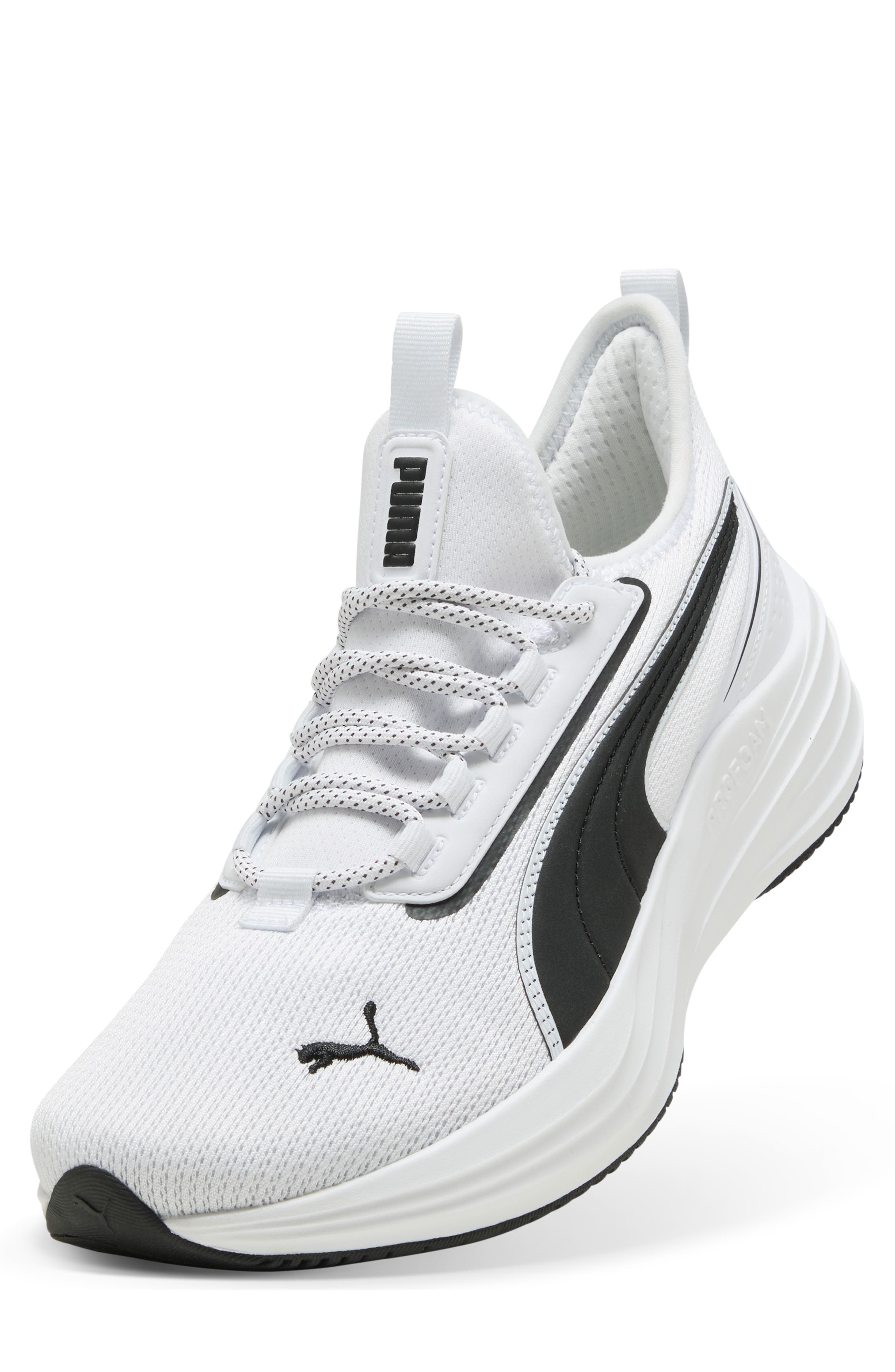 PUMA Darter Pro 2 Running Shoe, Alternate, color, Puma White/ Puma Black