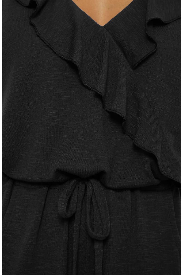 Breezy Basic Cover-Up Jumpsuit, Alternate, color, BLACK