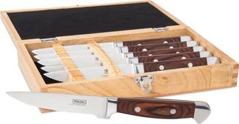Viking Steakhouse 6-Piece Pakka Wood Steak Knife Set | Nordstrom