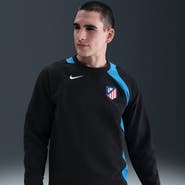 Nike Men's Nike Black Atletico de Madrid Third T90 Pullover Sweatshirt