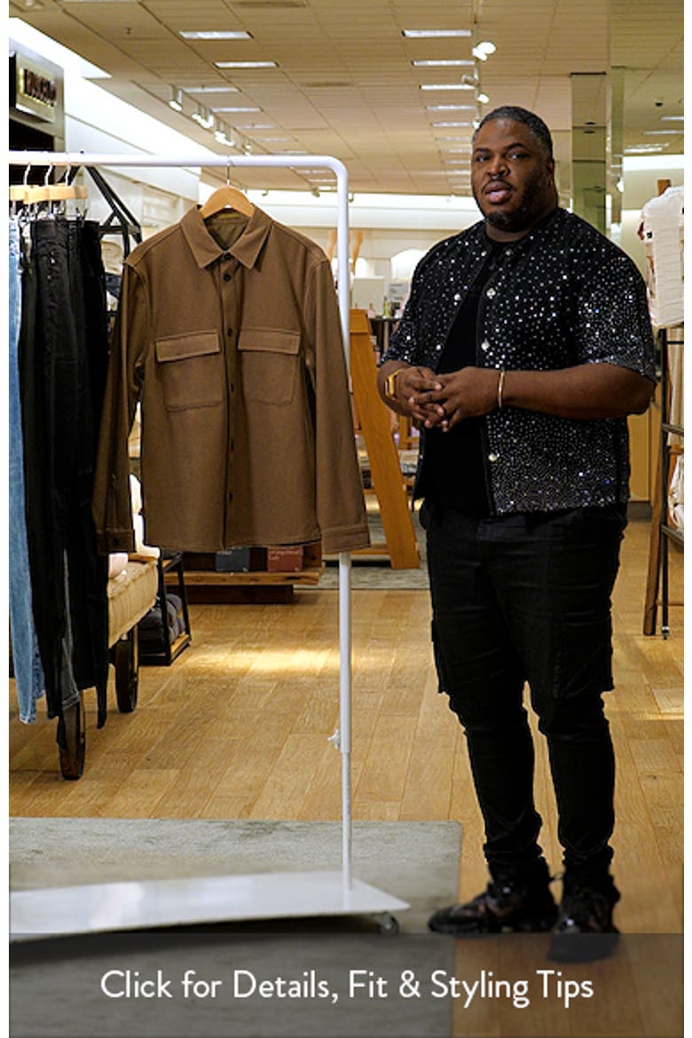Wool Blend Overshirt video
