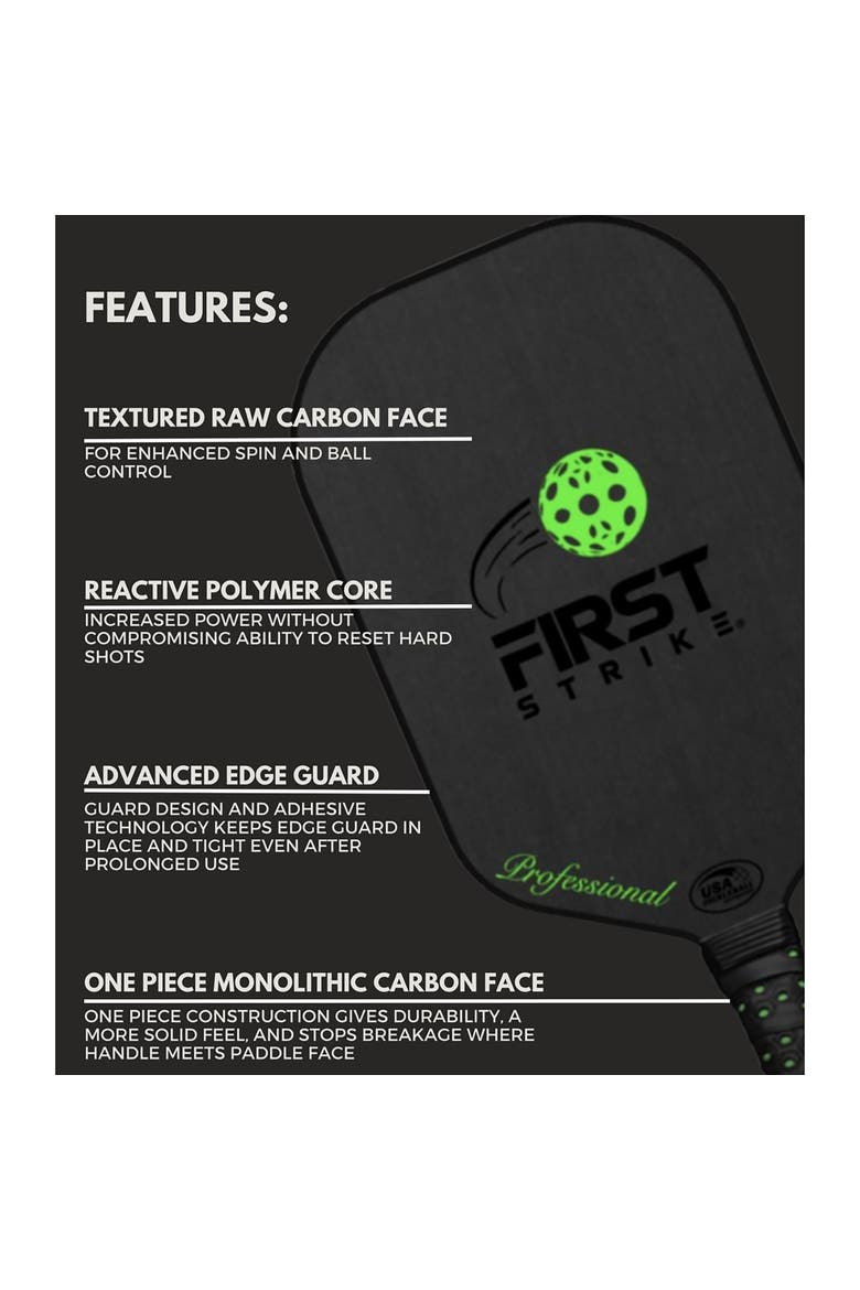 Professional Pickleball Paddle, Alternate, color, Black