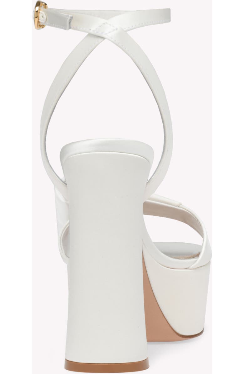 Gianvito Rossi Rosie Sandal, Alternate, color, White Fabric