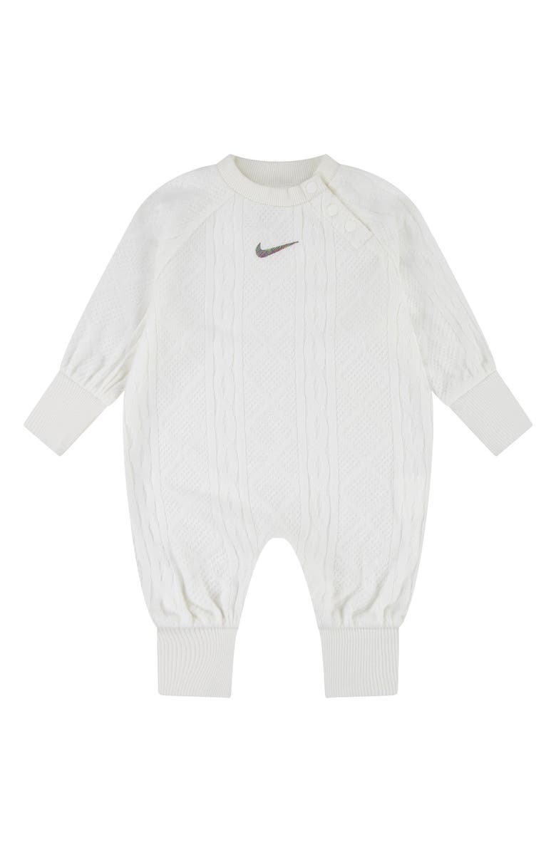 Nike Readyset Cabled Knit Romper, Main, color, 