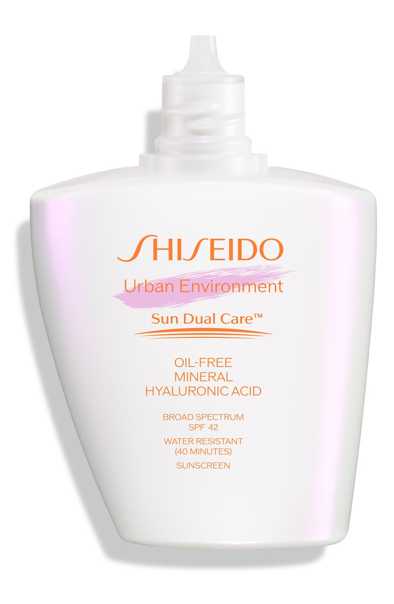 Shiseido Urban Environment Sun Dual Care<sup>™</sup> Oil-Free Mineral Broad Spectrum Sunscreen SPF 42, Alternate, color, 