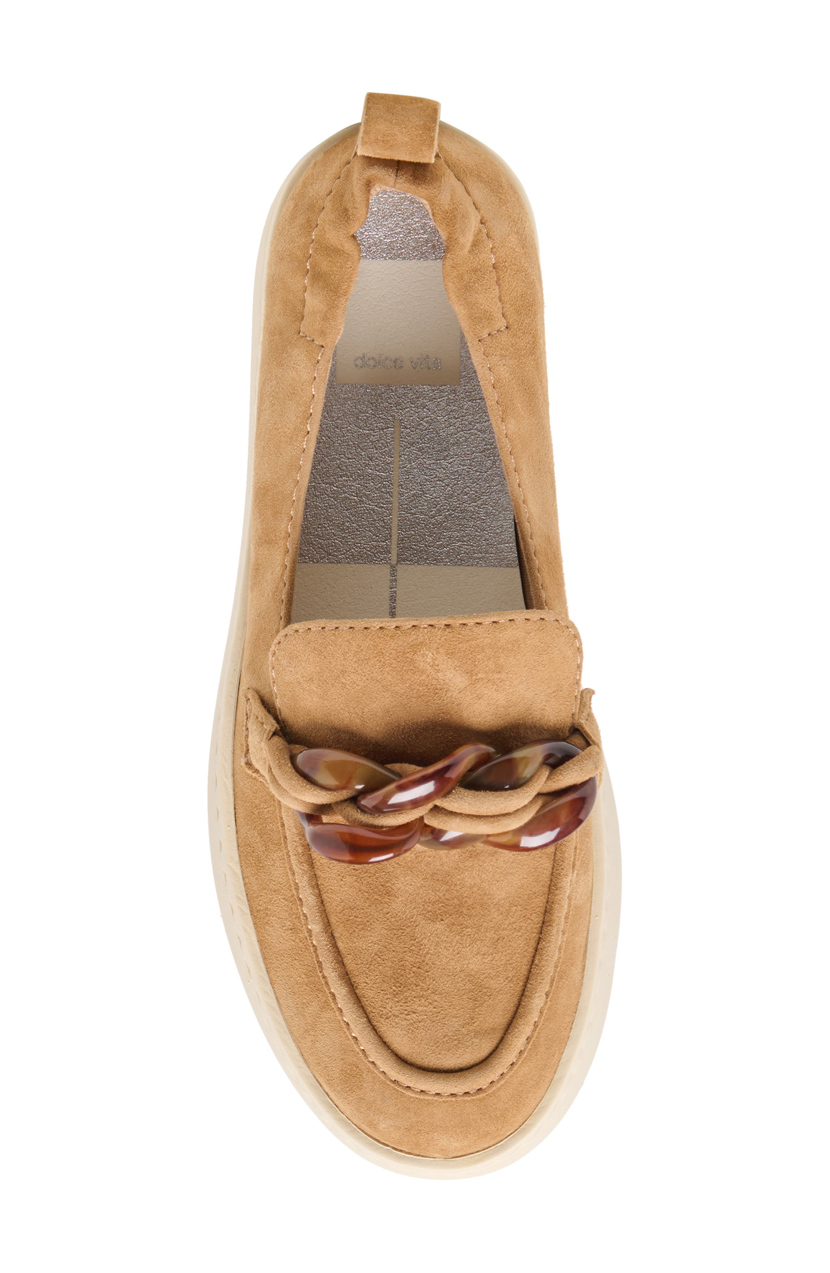 Dolce Vita Ammy Platform Loafer, Alternate, color, Light Brown Suede