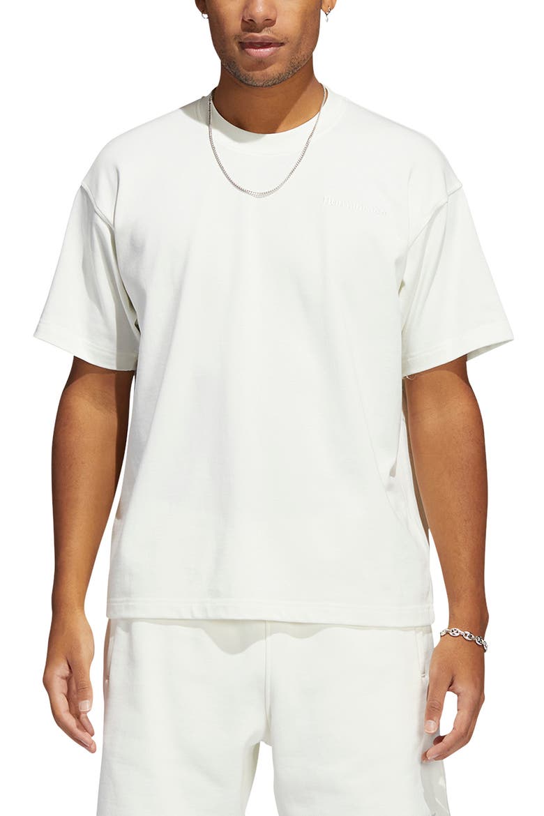 x Pharrell Williams Unisex T-Shirt, Main, color, OFF WHITE