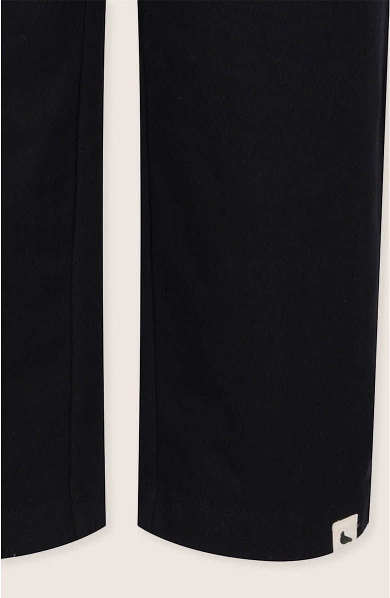 Turtledove London Organic Cotton Kate Barrel Leg Trousers, Alternate, color, Black