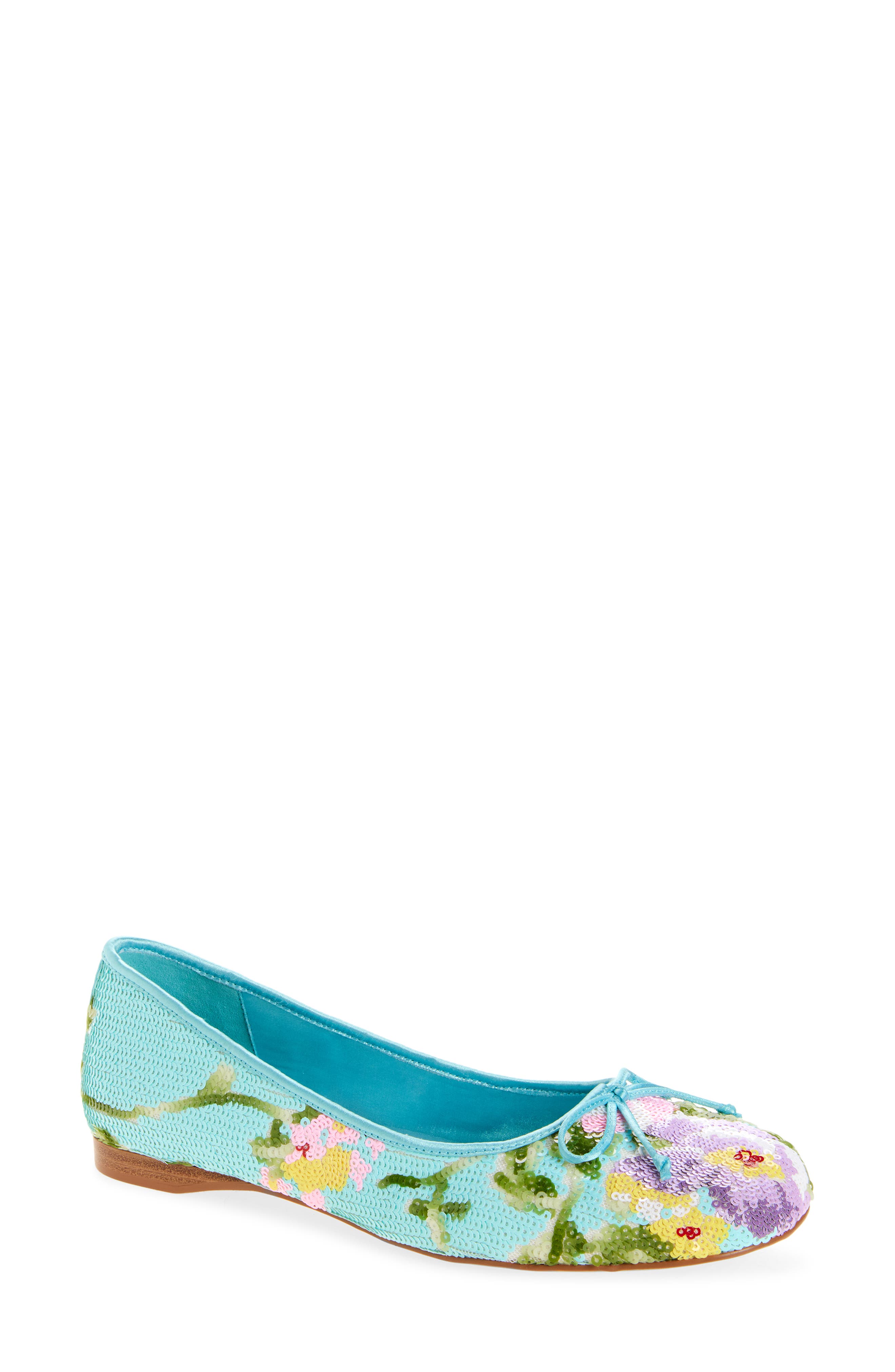 Jeffrey Campbell Kalli Sequin Flat, Main, color, Blue Combo