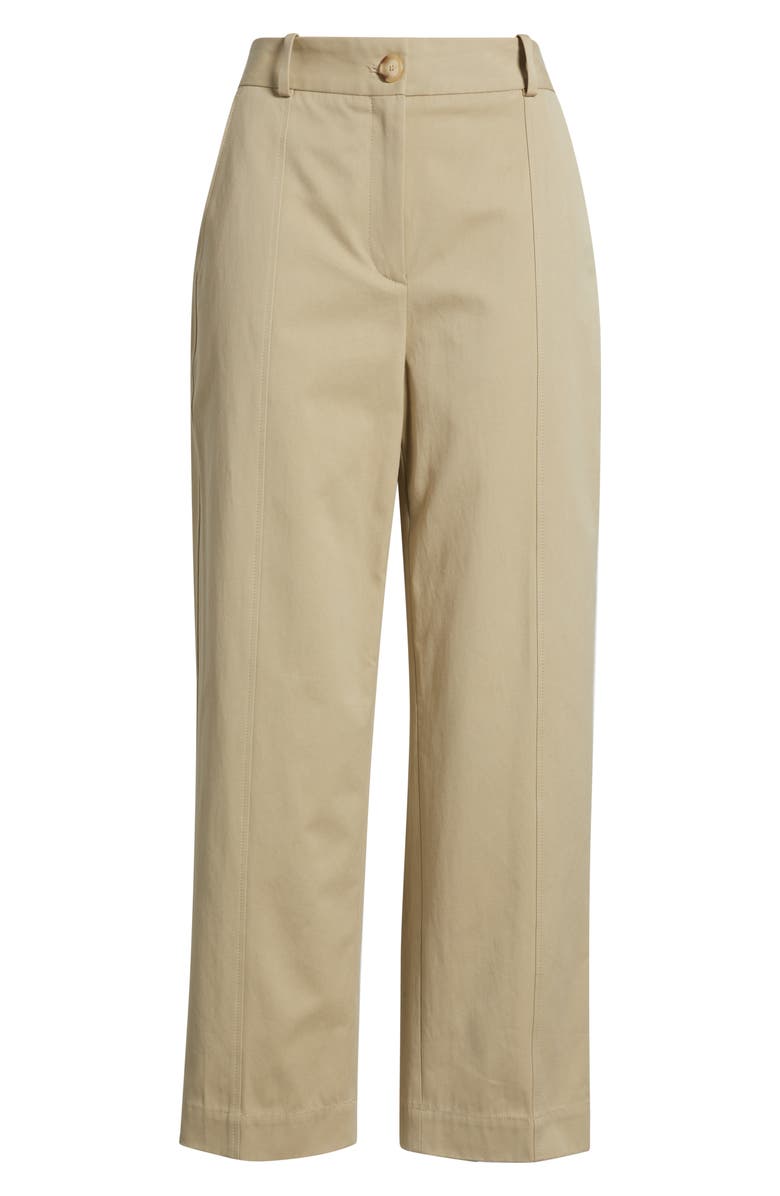 BOSS Tecarino Cotton Ankle Pants, Alternate, color, Pumice