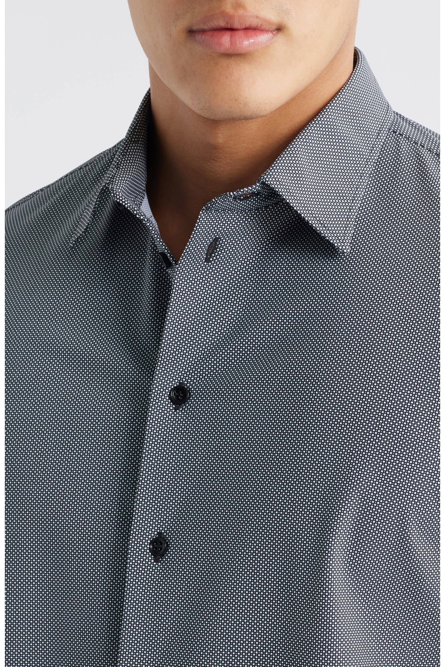 Microdote Emporio Armani Microdot Button-Up Shirt (Men) | Nordstromrack